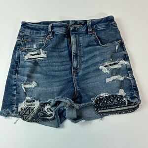 American Eagle Jean Shorts with unique pockets